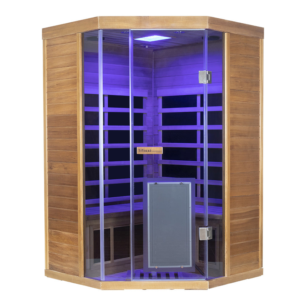 Wizzisaunas SR07 2 Person Red Cedar Far Infrared Sauna