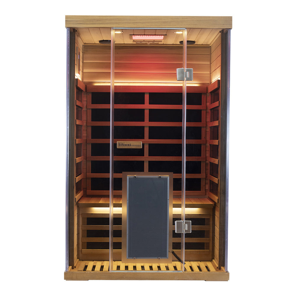 Wizzisaunas SR02 2 Person Red Cedar Far Infrared Sauna