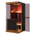 Wizzisaunas 909MX Mini 1 Person Red Cedar Infrared Sauna