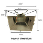 Wizzisaunas SH02 2 Person Hemlock Far Infrared Sauna