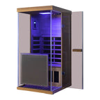 Wizzisaunas 909MX Mini 1 Person Red Cedar Infrared Sauna