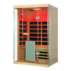Wizzisaunas SH02 2 Person Hemlock Far Infrared Sauna