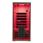 Wizzisaunas SH01 1 Person Hemlock Far Infrared Sauna