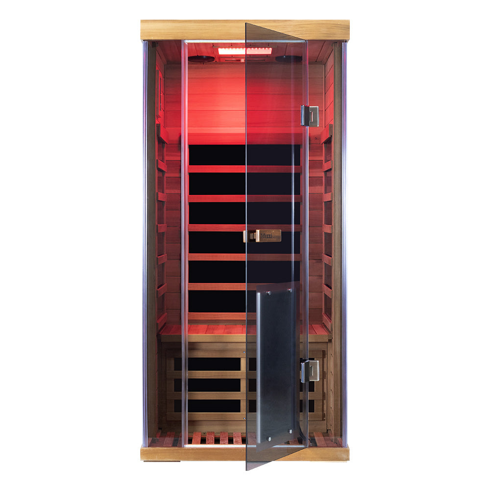 Wizzisaunas SR01 1 Person Red Cedar Far Infrared Sauna
