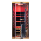 Wizzisaunas SR01 1 Person Red Cedar Far Infrared Sauna