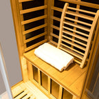 Wizzisaunas 909MX Mini 1 Person Red Cedar Infrared Sauna