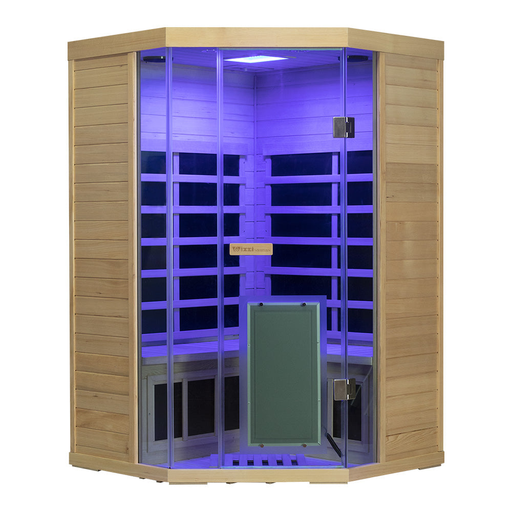 Wizzisaunas SH07 2 Person Hemlock Far Infrared Sauna