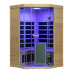 Wizzisaunas SH07 2 Person Hemlock Far Infrared Sauna