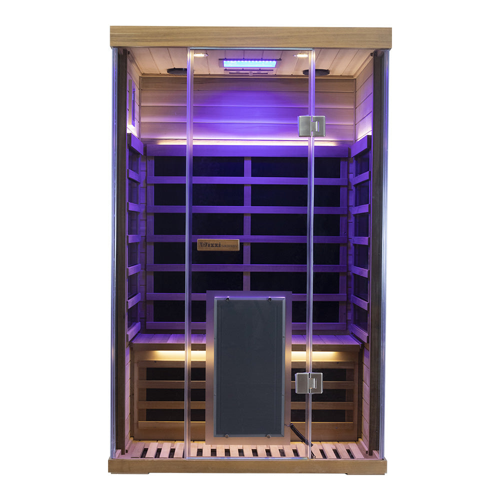 Wizzisaunas SR02 2 Person Red Cedar Far Infrared Sauna