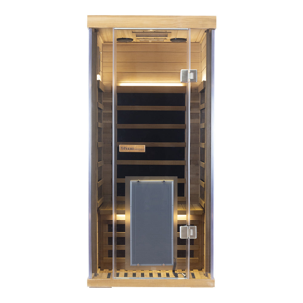Wizzisaunas SR01 1 Person Red Cedar Far Infrared Sauna