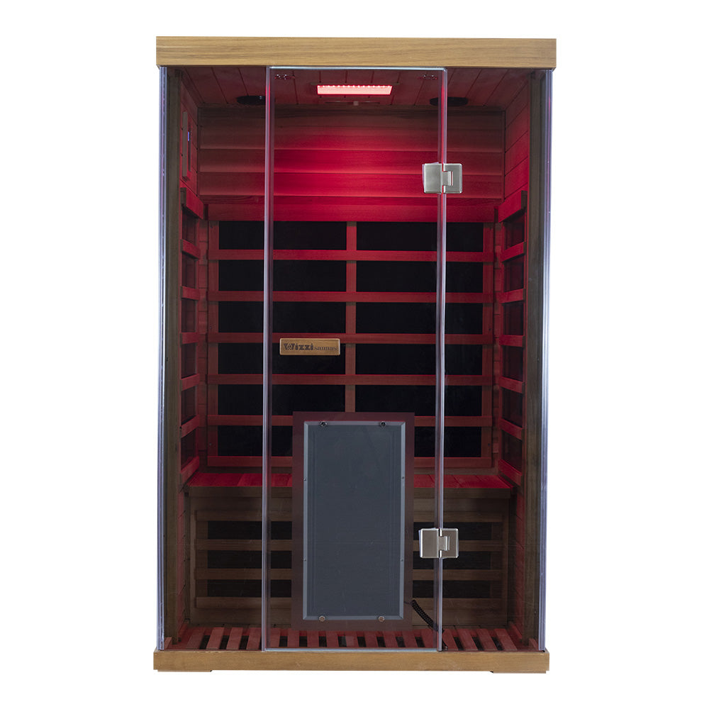 Wizzisaunas SR02 2 Person Red Cedar Far Infrared Sauna