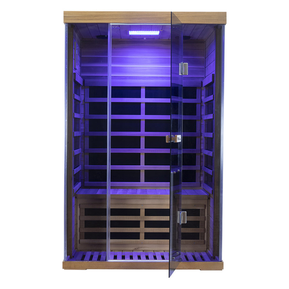 Wizzisaunas SR02 2 Person Red Cedar Far Infrared Sauna