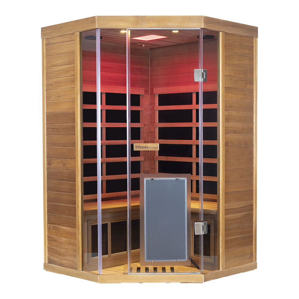 Wizzisaunas SR07 2 Person Red Cedar Far Infrared Sauna