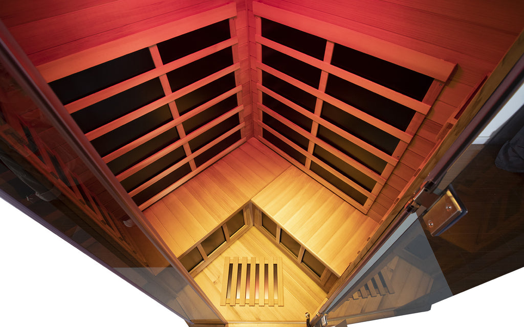 Wizzisaunas SR07 2 Person Red Cedar Far Infrared Sauna