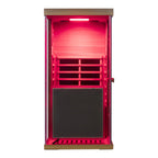 Wizzisaunas 909MX Mini 1 Person Red Cedar Infrared Sauna