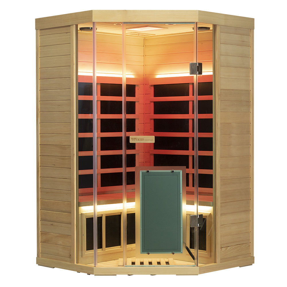 Wizzisaunas SH07 2 Person Hemlock Far Infrared Sauna