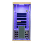 Wizzisaunas SH01 1 Person Hemlock Far Infrared Sauna