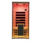 Wizzisaunas SH01 1 Person Hemlock Far Infrared Sauna