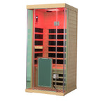 Wizzisaunas SH01 1 Person Hemlock Far Infrared Sauna