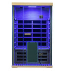 Wizzisaunas SH02 2 Person Hemlock Far Infrared Sauna