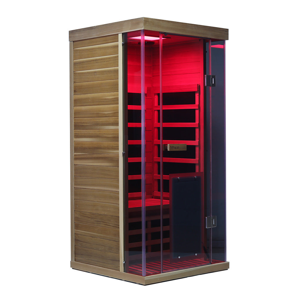 Wizzisaunas SR01 1 Person Red Cedar Far Infrared Sauna