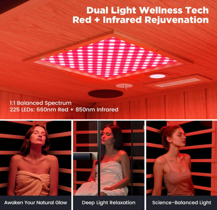 Full Spectrum Red Light Therapy Sauna