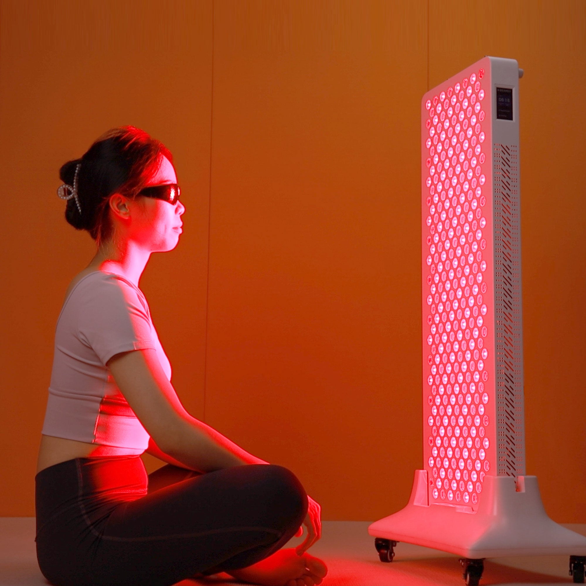 Red Light Therapy Panel with Touch Screen Remote Controller