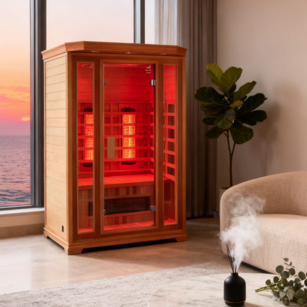 2 Person Canada Hemlock Infrared Sauna