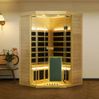 Wizzisaunas SH07 2 Person Hemlock Far Infrared Sauna
