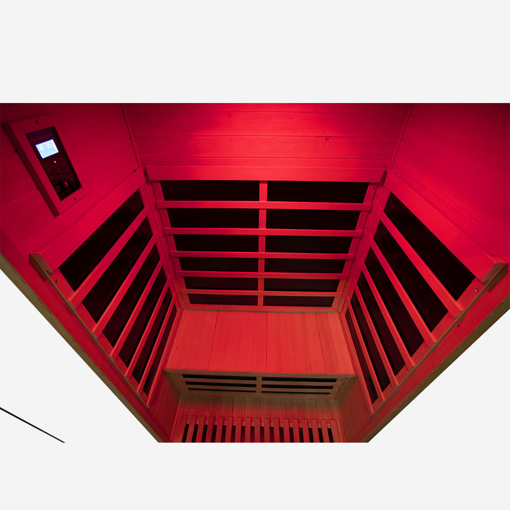 Wizzisaunas SH02 2 Person Hemlock Far Infrared Sauna