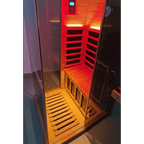 Wizzisaunas 909MX Mini 1 Person Red Cedar Infrared Sauna