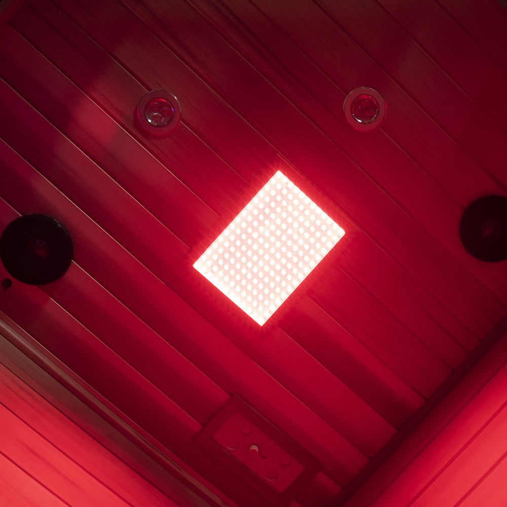 Wizzisaunas SR07 2 Person Red Cedar Far Infrared Sauna